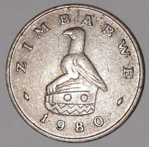 1980 - 5 CENT COIN - ZIMBABWE - (Copper-Nickel)